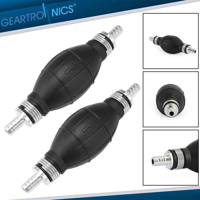 DURAFORCE 2x 3/8'' Hand Primer Bulb Outboard Car Marine Boat Gas Fuel Line Pump All Fuels!