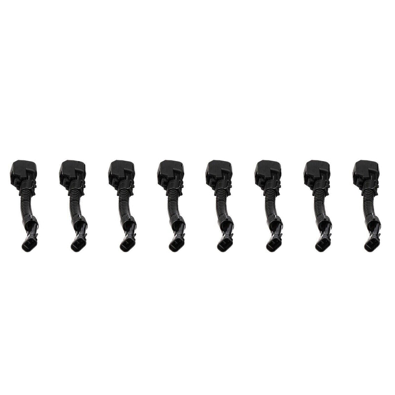 DURAFORCE 8PCS EV6 FEMALE TO DELPHI MALE FUEL INJECTOR CONNECTOR ADAPTER NEW FOR GM ENGINE