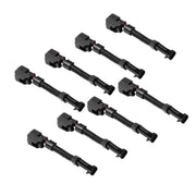 DURAFORCE 8PCS EV6 FEMALE TO DELPHI MALE FUEL INJECTOR CONNECTOR ADAPTER NEW FOR GM ENGINE