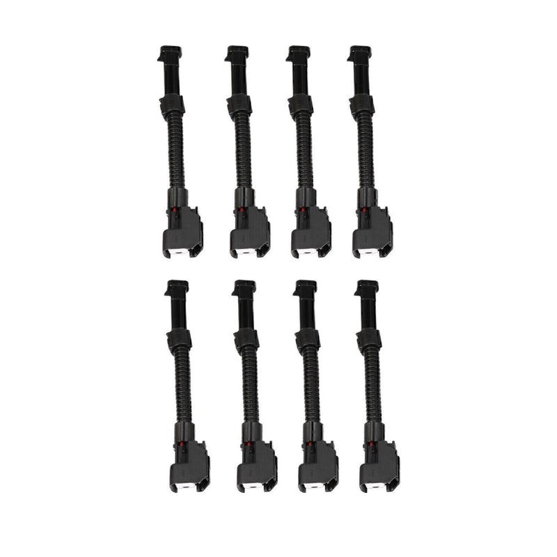 DURAFORCE 8PCS EV6 FEMALE TO DELPHI MALE FUEL INJECTOR CONNECTOR ADAPTER NEW FOR GM ENGINE