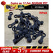 DURAFORCE (25 Pack) Brake Bleeder Screw Caps Grease Zerk Fitting Cap Rubber Dust Cover US!