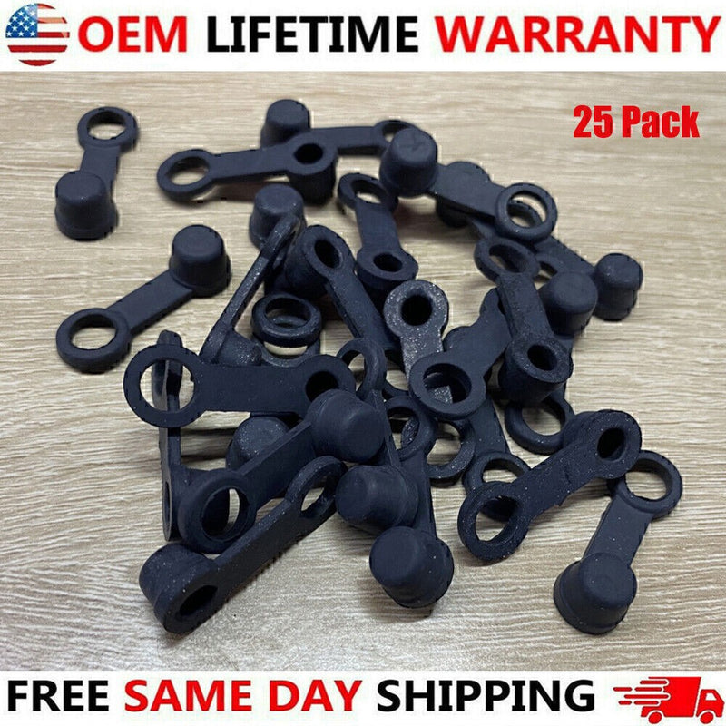 DURAFORCE (25 Pack) Brake Bleeder Screw Caps Grease Zerk Fitting Cap Rubber Dust Cover US!