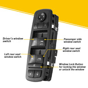 DURAFORCE Master Power Window Control Switch For 2011-2022 Dodge Charger Chrysler Ram 1500