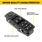 DURAFORCE Master Power Window Control Switch For 2011-2022 Dodge Charger Chrysler Ram 1500