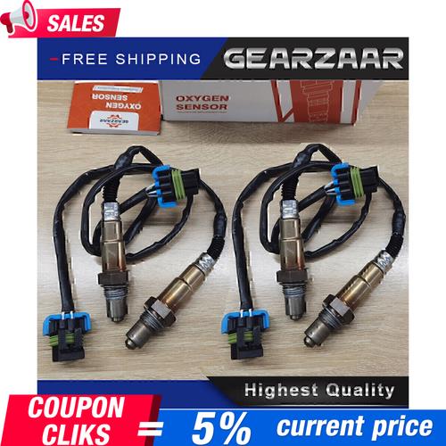 DURAFORCE 4x Oxygen O2Sensor Set For Buick LaCrosse Chevy Equinox Cadillac SRX GMC Terrain