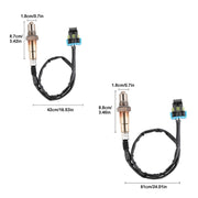 DURAFORCE 4x Oxygen O2Sensor Set For Buick LaCrosse Chevy Equinox Cadillac SRX GMC Terrain