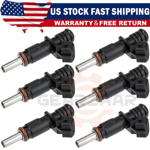 DURAFORCE 6pc Fuel Injectors 7531634 For BMW 328i 330i 525i 528i 530i X3 X5 Z4 13537531634