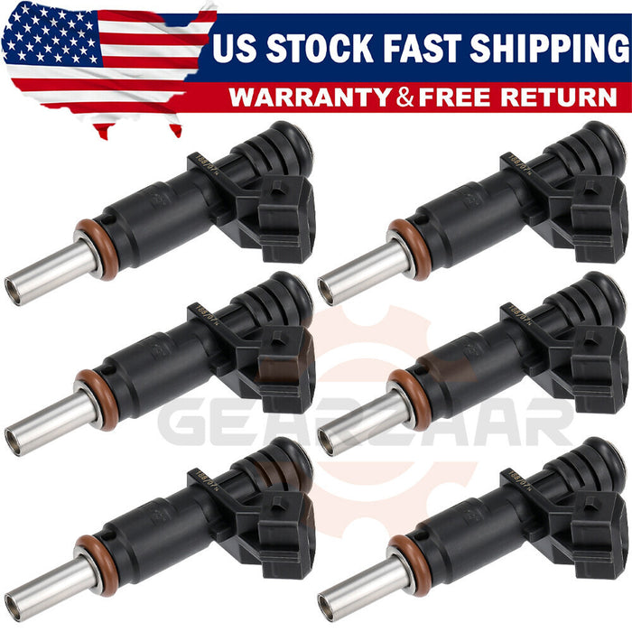 DURAFORCE 6pc Fuel Injectors 7531634 For BMW 328i 330i 525i 528i 530i X3 X5 Z4 13537531634
