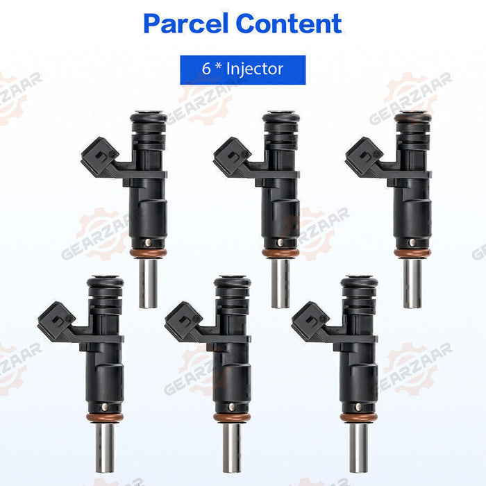 DURAFORCE 6pc Fuel Injectors 7531634 For BMW 328i 330i 525i 528i 530i X3 X5 Z4 13537531634
