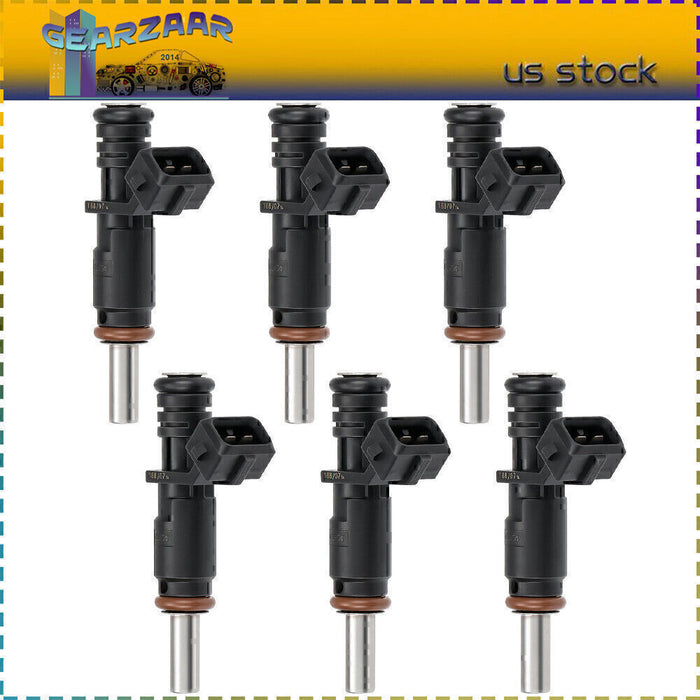 DURAFORCE 6pc Fuel Injectors 7531634 For BMW 328i 330i 525i 528i 530i X3 X5 Z4 13537531634