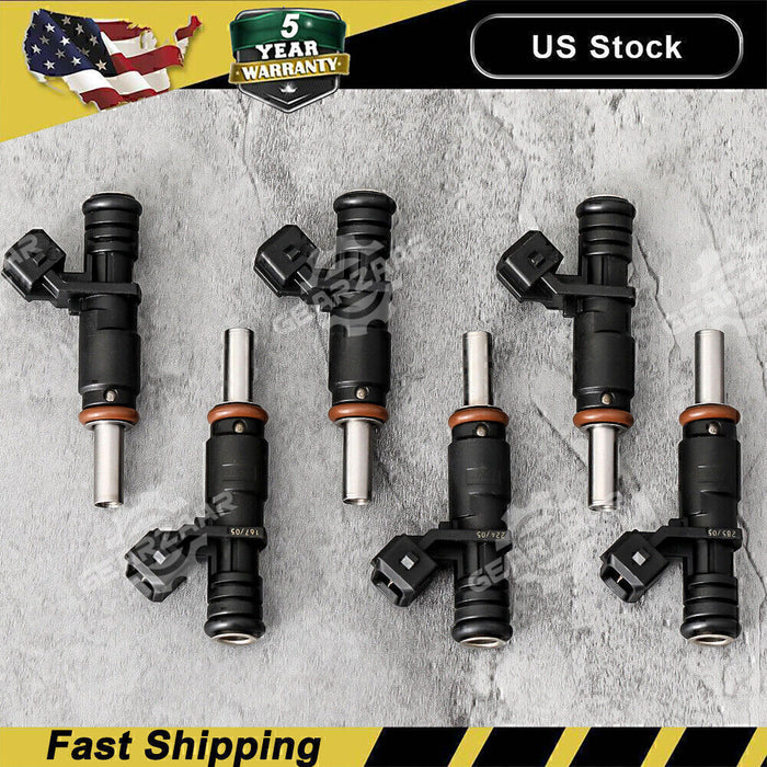 DURAFORCE 6pc Fuel Injectors 7531634 For BMW 328i 330i 525i 528i 530i X3 X5 Z4 13537531634