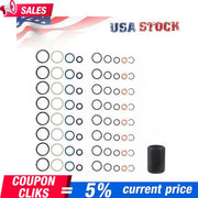 DURAFORCE Oil Rail Leak Repair Kit Orings Tool Injector Seal Kit For Ford Powerstroke 6.0