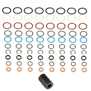 DURAFORCE Oil Rail Leak Repair Kit Orings Tool Injector Seal Kit For Ford Powerstroke 6.0
