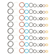 DURAFORCE Oil Rail Leak Repair Kit Orings Tool Injector Seal Kit For Ford Powerstroke 6.0