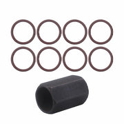 DURAFORCE Oil Rail Leak Repair Kit Orings Tool Injector Seal Kit For Ford Powerstroke 6.0