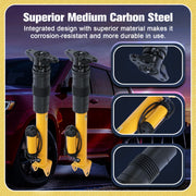 DURAFORCE Pair Rear Shock Struts Assembly w/Electric For Jeep Grand Cherokee SRT 2012-2022