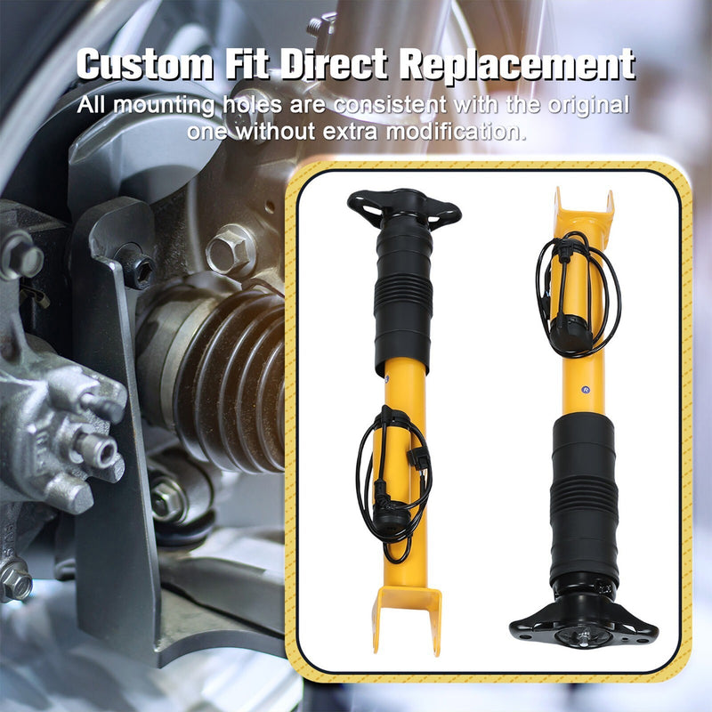 DURAFORCE Pair Rear Shock Struts Assembly w/Electric For Jeep Grand Cherokee SRT 2012-2022