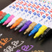 DURAFORCE 12 Paint Pen Marker Waterproof Permanent Car Tire Lettering Rubber Rock Glass US
