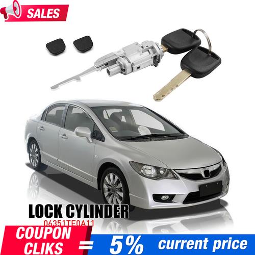 DURAFORCE Ignition Switch Cylinder Lock Fits For Honda & Acura Fit 2002 - 13 2014 W/ 2Keys