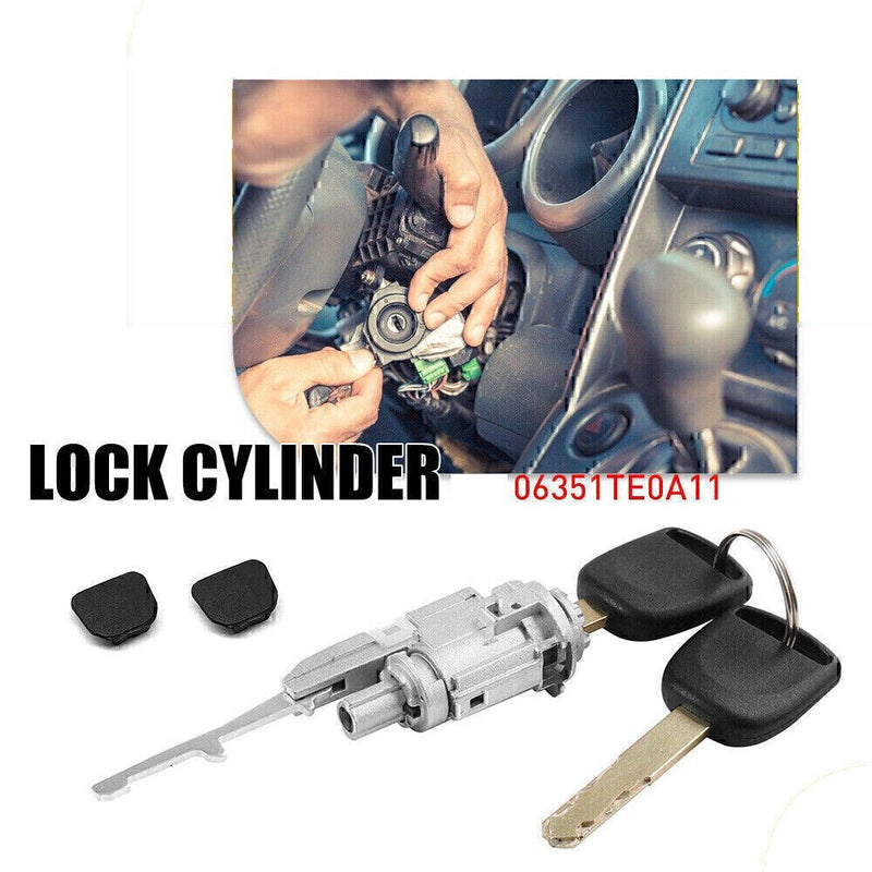 DURAFORCE Ignition Switch Cylinder Lock Fits For Honda & Acura Fit 2002 - 13 2014 W/ 2Keys