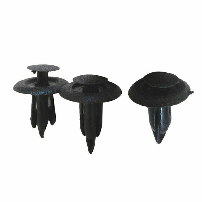 DURAFORCE 100PCS Universal Fender Clips Trim Push Pin Rivet Bumper Fastener Panel Retainer