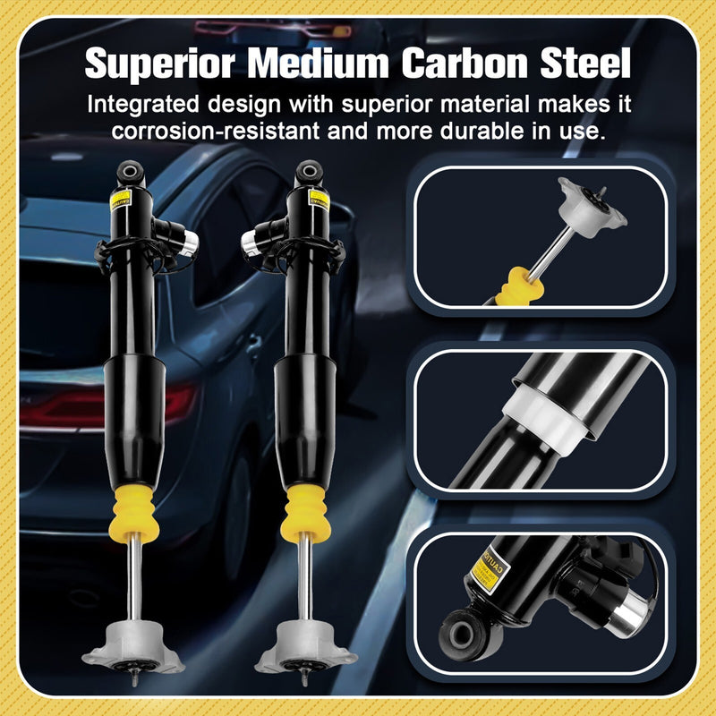 DURAFORCE Pair Rear Shock Absorbers Struts For 2015-19 Lincoln MKC EJ7Z18125G Electronic