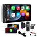 DURAFORCE 7" Car Radio Apple Andriod Carplay Car Stereo Touch Screen Double 2Din+Camera US