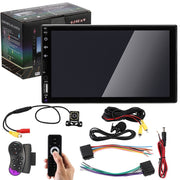 DURAFORCE 7" Car Radio Apple Andriod Carplay Car Stereo Touch Screen Double 2Din+Camera US