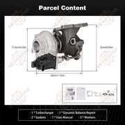 DURAFORCE 49373-07011 New Turbo Turbocharger For 2016-2021 Honda Civic CR-V 1.5L L15B7