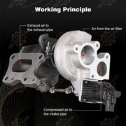 DURAFORCE 49373-07011 New Turbo Turbocharger For 2016-2021 Honda Civic CR-V 1.5L L15B7