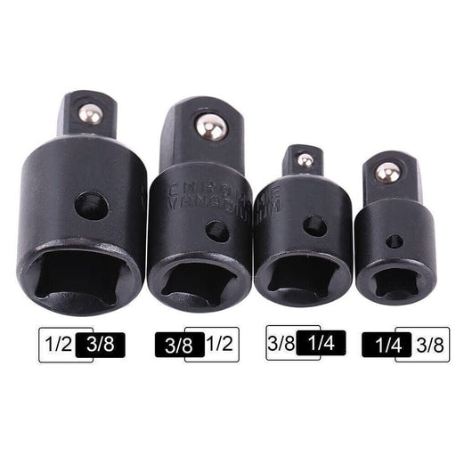DURAFORCE 4PCS 3/8" to 1/4" 1/2 inch Drive Ratchet SOCKET ADAPTER REDUCER Air Impact Set!