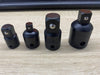 DURAFORCE 4PCS 3/8" to 1/4" 1/2 inch Drive Ratchet SOCKET ADAPTER REDUCER Air Impact Set!
