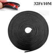 DURAFORCE 32ft U Shape Rubber Seal FOR Car Door Edge Guard Molding Trim Protectors Strip