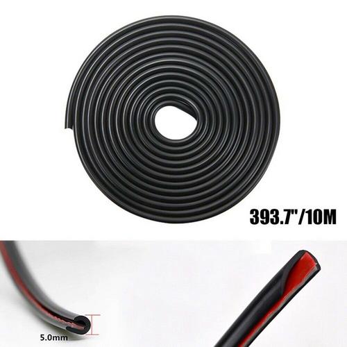 DURAFORCE 32ft U Shape Rubber Seal FOR Car Door Edge Guard Molding Trim Protectors Strip