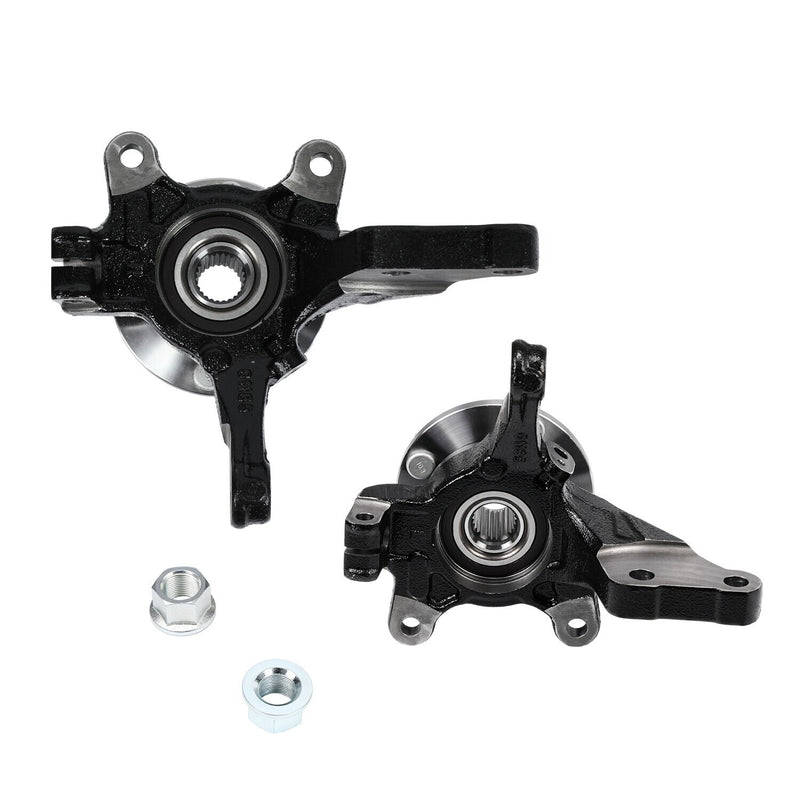 DURAFORCE Pair Front LH RH Wheel Bearing Hub Knuckle Assembly Fits 13-19 Nissan Versa 1.6L