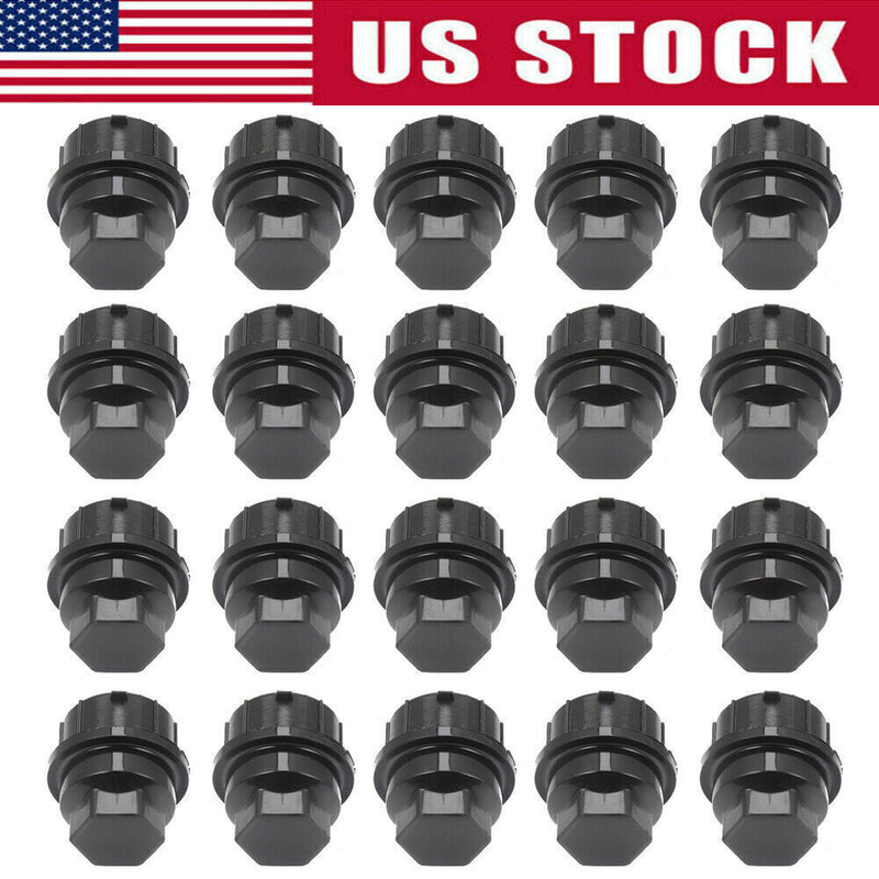 DURAFORCE Wheel Nut Cover Replaces GM Black 9593028 fits Buick Chevy GMC Pontiac（20）