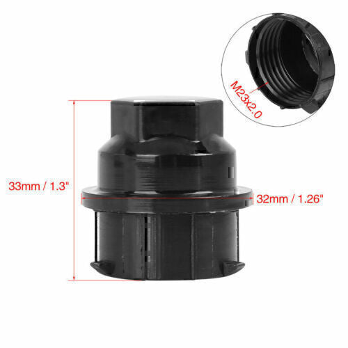 DURAFORCE Wheel Nut Cover Replaces GM Black 9593028 fits Buick Chevy GMC Pontiac（20）
