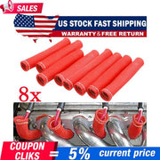 DURAFORCE 8pcs 2500° Spark Plug Wire Boots Protector Sleeve Heat Shield Cover For LS1 LS2