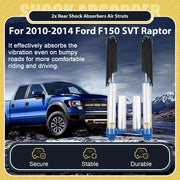 DURAFORCE 2 Rear Shock Absorbers Air Struts Fit Ford F150 SVT Raptor 2010-2014 BL3Z18125L