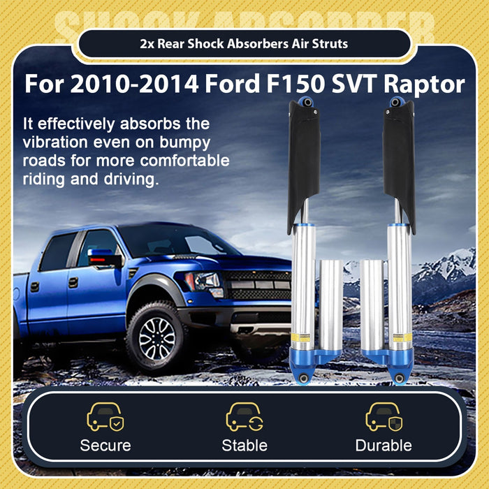 DURAFORCE 2 Rear Shock Absorbers Air Struts Fit Ford F150 SVT Raptor 2010-2014 BL3Z18125L