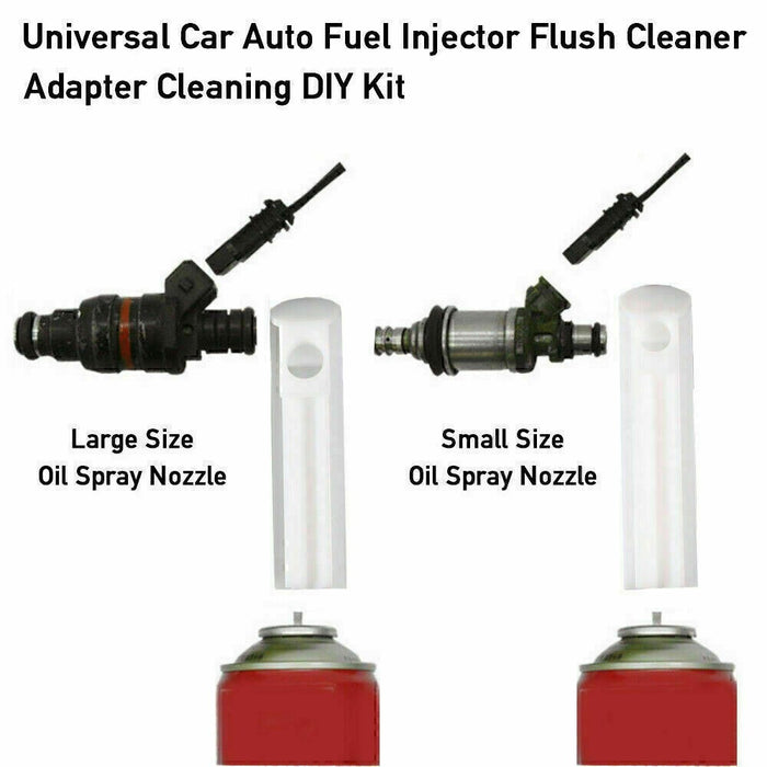 DURAFORCE Universal Fuel Injector Flush Cleaner Adapter DIY Kit Car Auto Cleaning DIY Tool