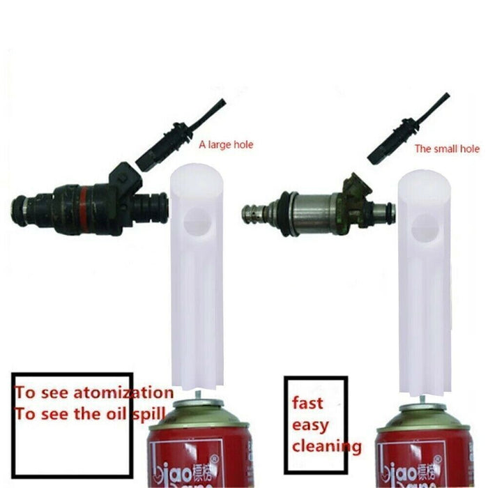 DURAFORCE Universal Fuel Injector Flush Cleaner Adapter DIY Kit Car Auto Cleaning DIY Tool