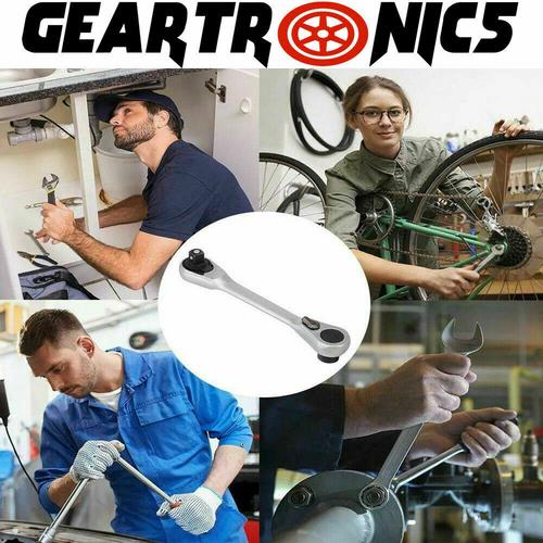 DURAFORCE Gearzaar 1/4" Mini Double-Ended Quick Socket Ratchet Wrench Rod Screwdriver Bit*