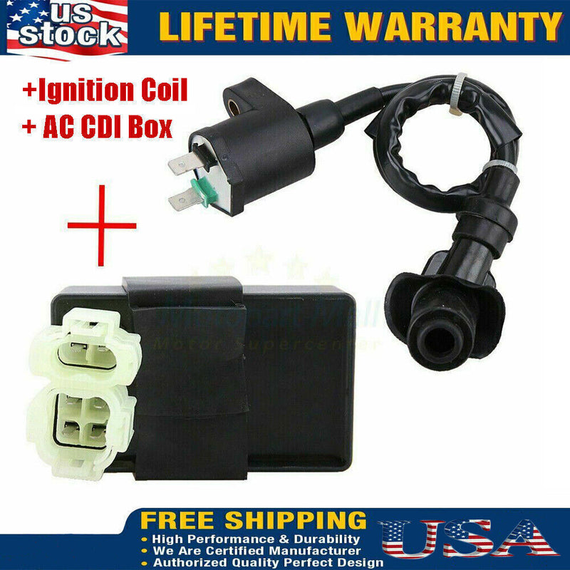 DURAFORCE AC CDI Box Ignition coil for Honda FourTrax 200 TRX200 TRX200D TRX200SX 2x4 6pi!