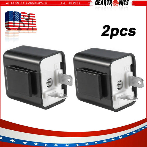 DURAFORCE 2Pin Adjustable LED Flasher Relay Turn Signal Blinker Light for Motorcycle 12V!