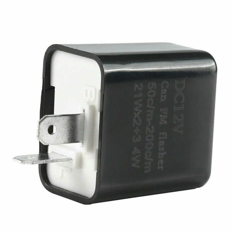DURAFORCE 2Pin Adjustable LED Flasher Relay Turn Signal Blinker Light for Motorcycle 12V!
