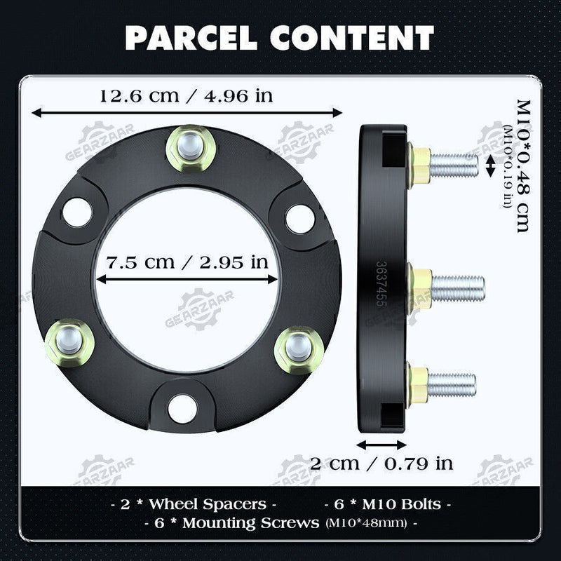 DURAFORCE Pair 1.5" Front Lift Kit for Toyota Tacoma 4Runner FJ Cruiser Leveling 2005-22
