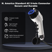 DURAFORCE EV Charger 16A Electric Car Portable Charging Cable NEMA6-20 EVSE 110V-220V US