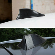 DURAFORCE Carbon Fiber Shark Fin Roof Antenna Car AUTO Aerial FM AM Radio Signal-Universal