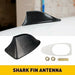 DURAFORCE Carbon Fiber Shark Fin Roof Antenna Car AUTO Aerial FM AM Radio Signal-Universal